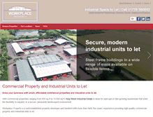 Tablet Screenshot of industrial-space-to-let.co.uk